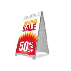 A-Frame Sidewalk Sign
